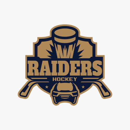 Raiders Hockey logo template Thumbnail