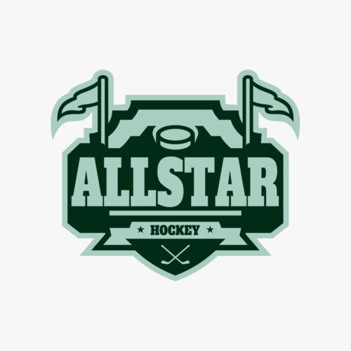 All Star Hockey Tournament logo template 02 Thumbnail