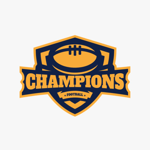 Champions Football logo template Thumbnail