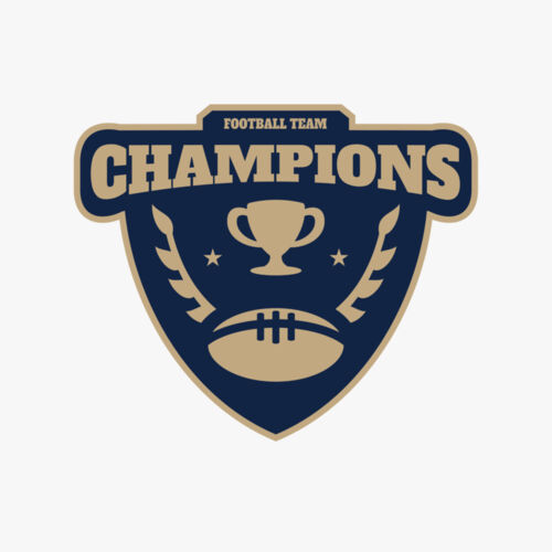 Champions Football Team logo template Thumbnail