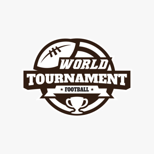 World Tournament Football logo template Thumbnail
