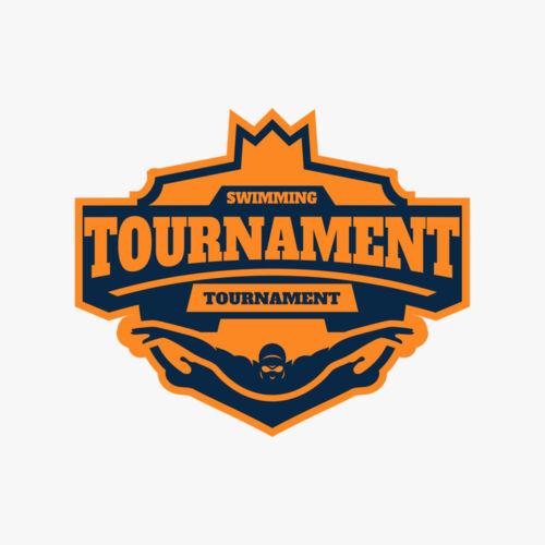 Swimming Tournament logo template Thumbnail