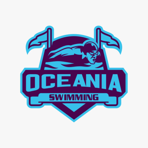 Oceania Swimming logo template Thumbnail