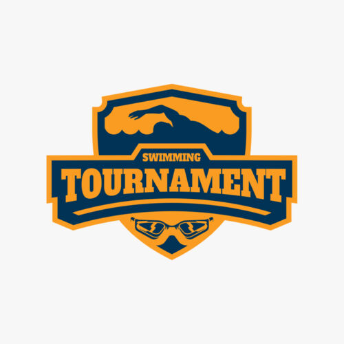 Swimming Tournament logo template 02 Thumbnail