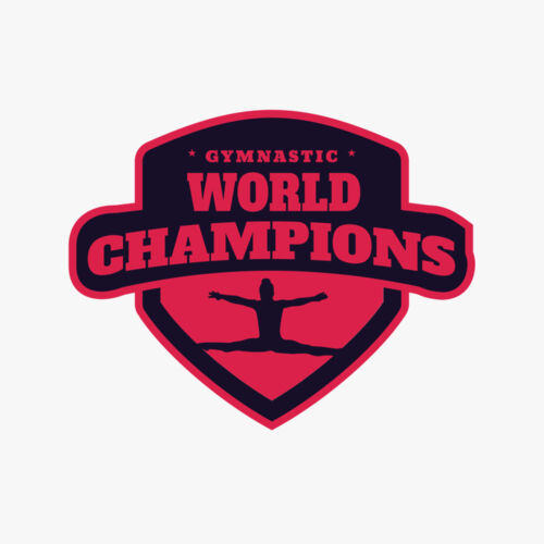Gymnastic World Champions logo template Thumbnail