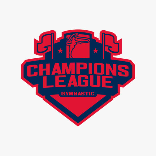 Champions League Gymnastic logo template Thumbnail