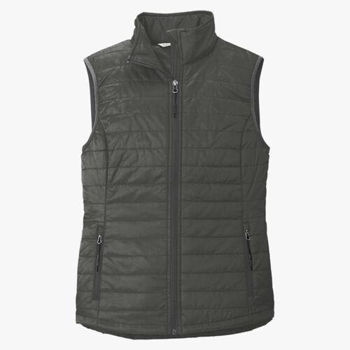 Ladies Packable Puffy Vest Thumbnail