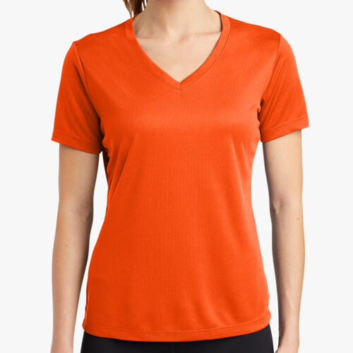 Ladies PosiCharge ® RacerMesh ® V Neck Tee Thumbnail