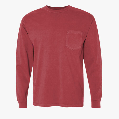 Heavyweight Ring Spun Long Sleeve Pocket Tee Thumbnail