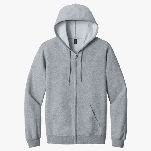 Softstyle ® Midweight Fleece Full Zip Hooded Sweatshirt Thumbnail