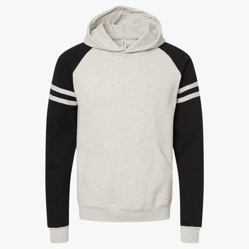 Unisex NuBlend ® Varsity Colorblock Hooded Sweatshirt Thumbnail