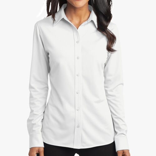 Women's Dimension Knit Dress Shirt Thumbnail