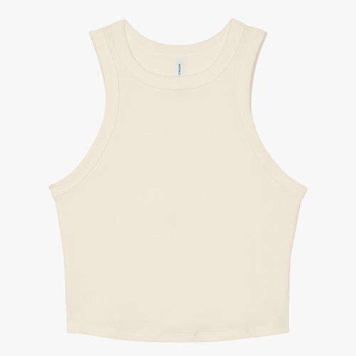 Women's Micro Rib Racer Tank Thumbnail