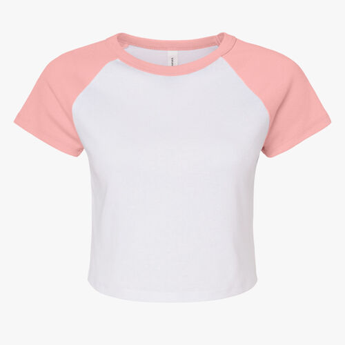 Women's Micro Rib Raglan Baby Tee Thumbnail